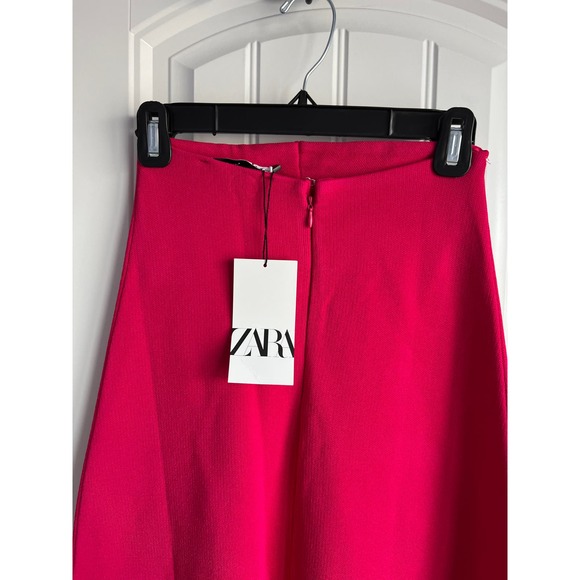 NWT - ZARA Strappless Fuschia Knit Maxi - Size Small - Picture 5 of 8